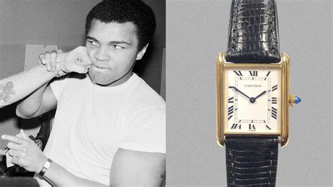 cartier tank muhammad ali|first cartier tank watch.